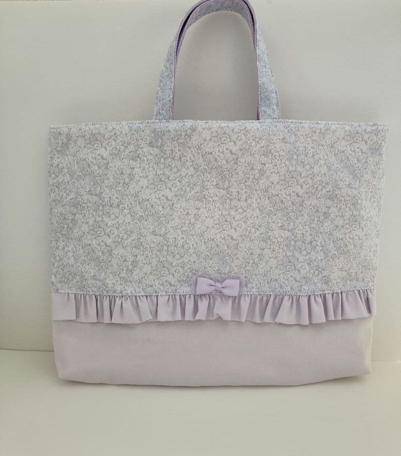 入園入学6点セット リバティチャイブ使用 フリル リボン ハンドメイド おまけ付