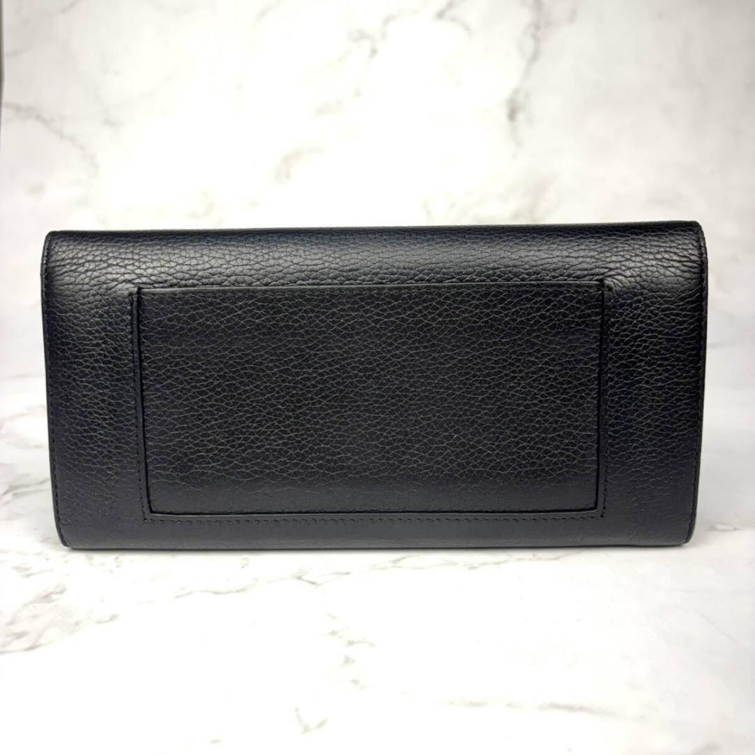 【極上美品】セリーヌ⭐CELINE ラージフラップ ウォレット 長財布 ブラック