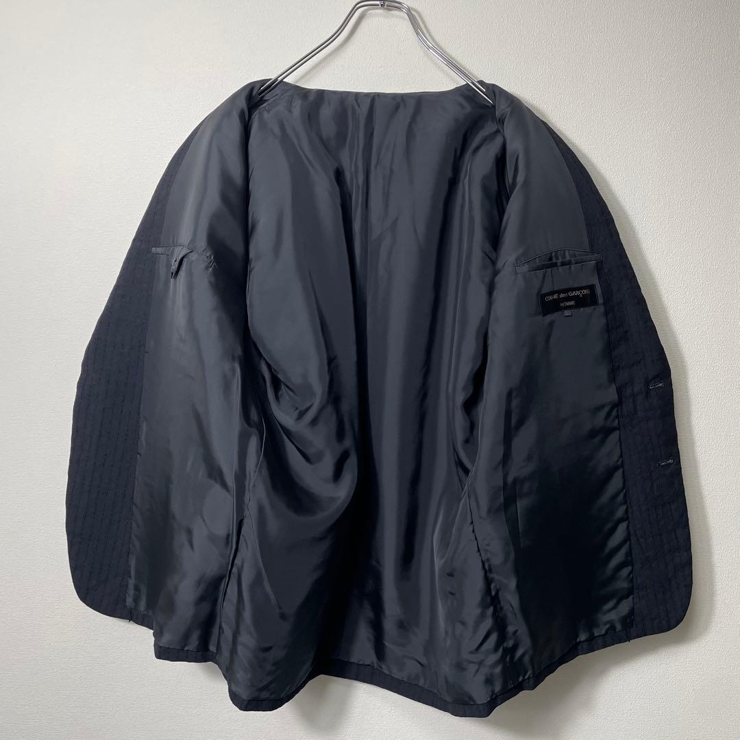 コムデギャルソンオム 田中オム ウールテーラードジャケット ステッチデザイン M