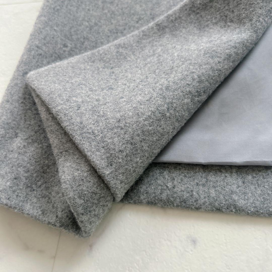 美品　theory luxe セオリーリュクス ウールコート グレー