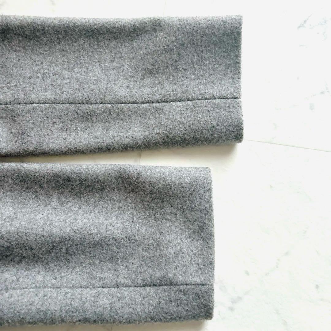 美品　theory luxe セオリーリュクス ウールコート グレー