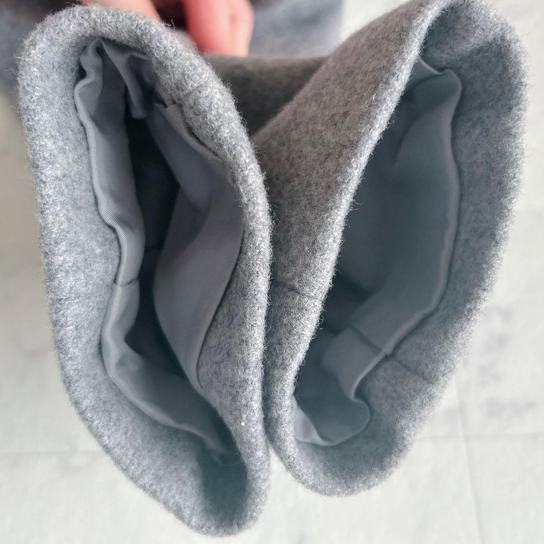 美品　theory luxe セオリーリュクス ウールコート グレー