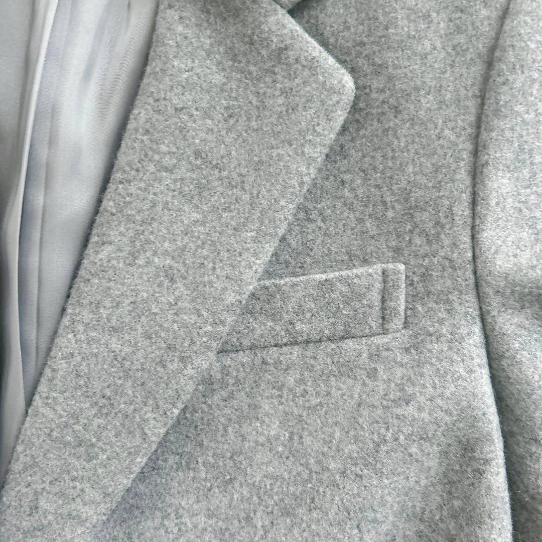 美品　theory luxe セオリーリュクス ウールコート グレー