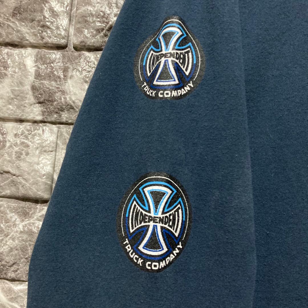INDEPENDENT ロンT ネイビー インディペンデント スケーター M