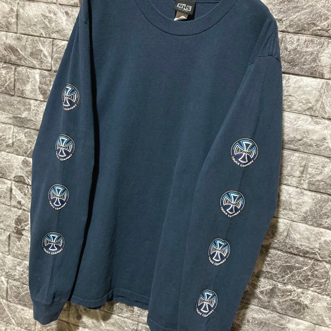 INDEPENDENT ロンT ネイビー インディペンデント スケーター M