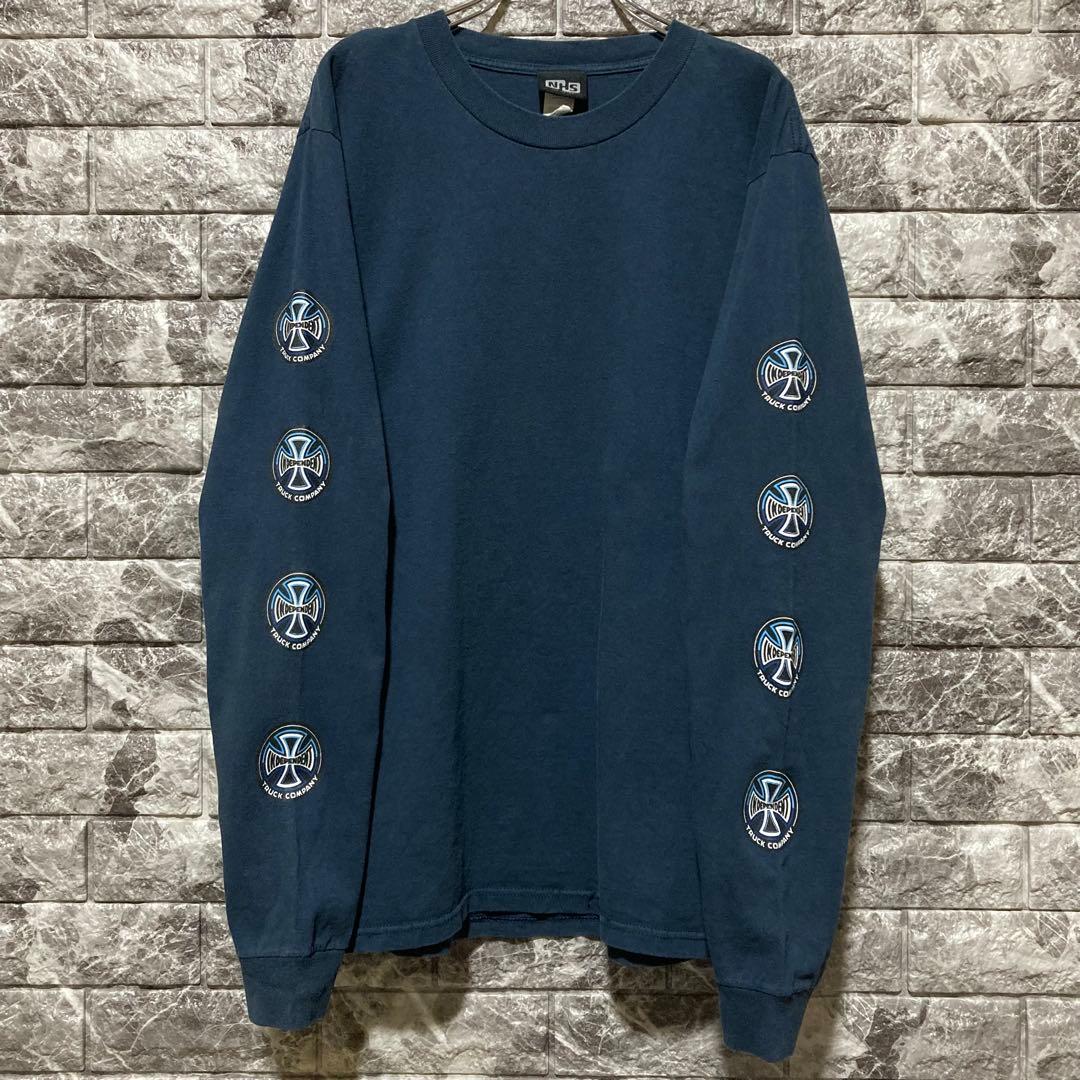 INDEPENDENT ロンT ネイビー インディペンデント スケーター M