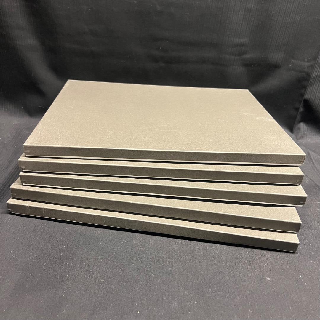 〇※前Hd1006 未使用 山田平安堂 漆器 トレイ 5点まとめ