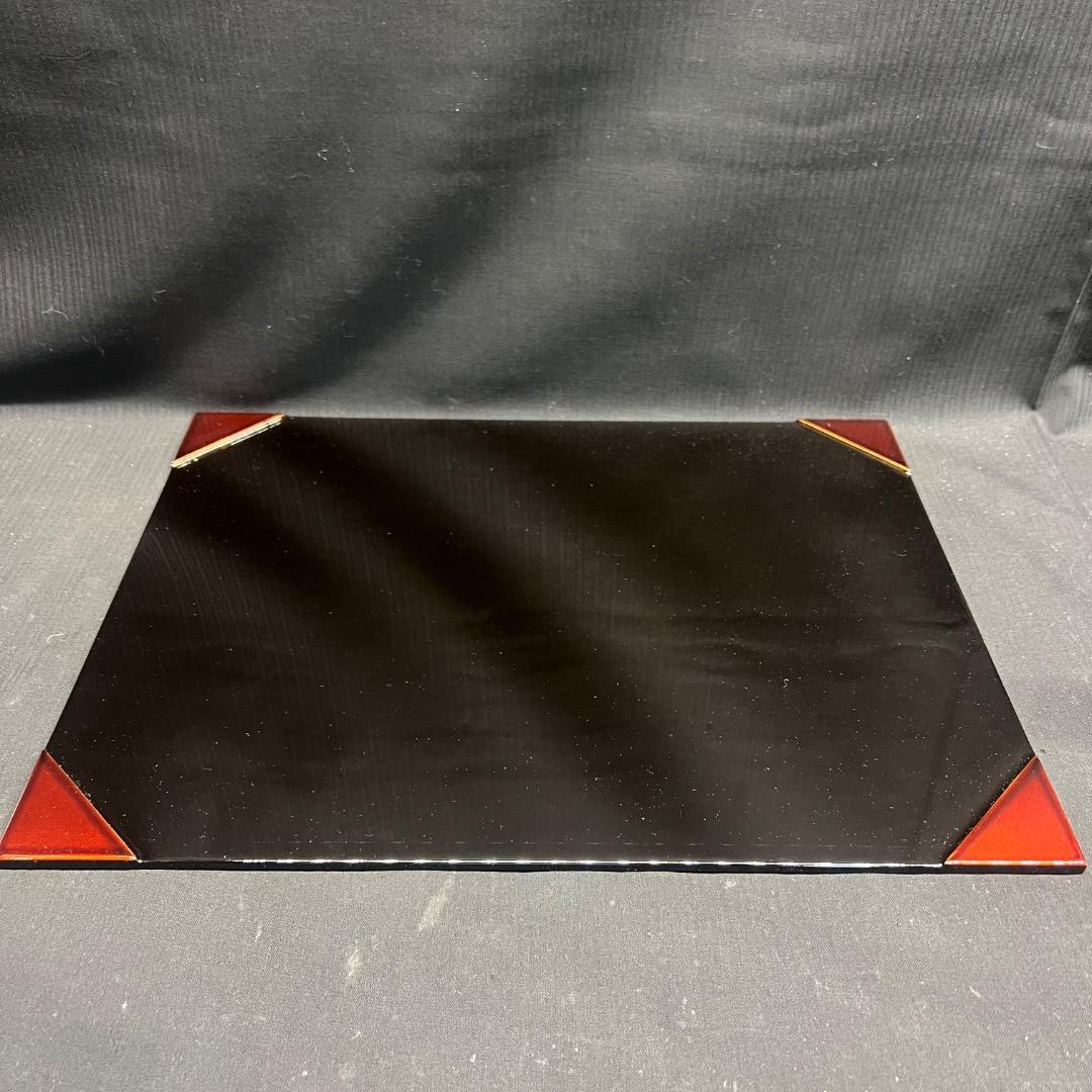 〇※前Hd1006 未使用 山田平安堂 漆器 トレイ 5点まとめ