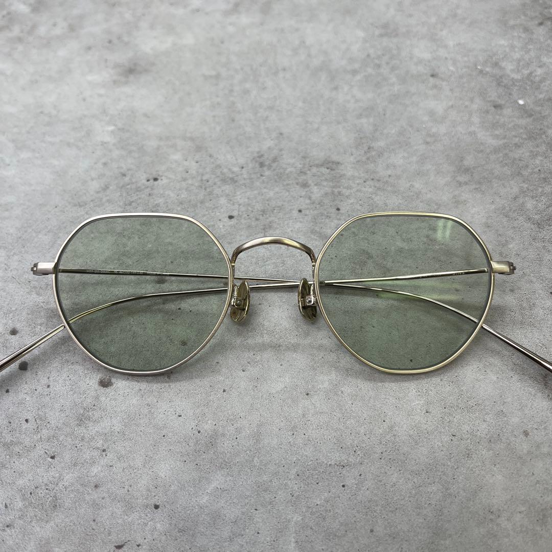 JINS MTF-20S-266AC 96 All titanium ゴールド