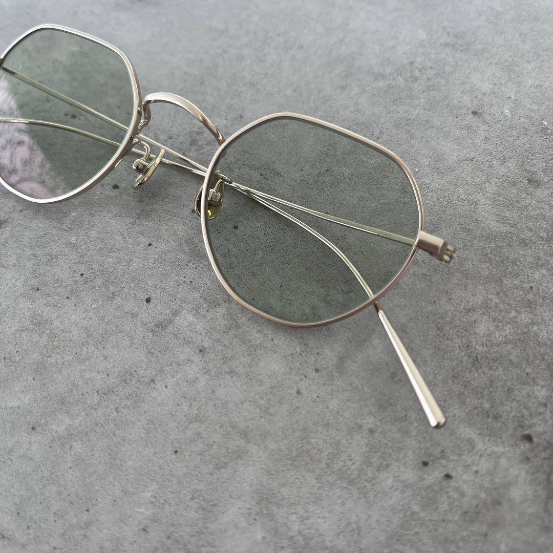 JINS MTF-20S-266AC 96 All titanium ゴールド