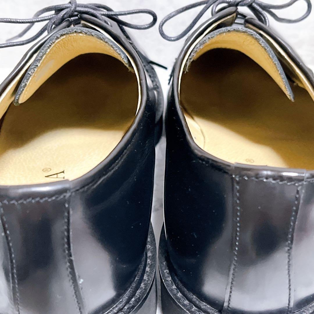 【HARUTA ハルタ】ドレスシューズ 革靴 黒 24.5 フォーマル 美品