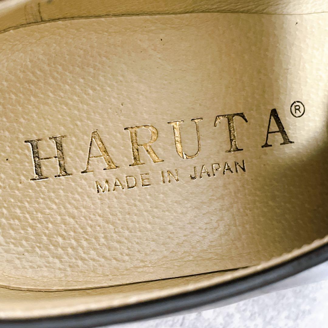 【HARUTA ハルタ】ドレスシューズ 革靴 黒 24.5 フォーマル 美品