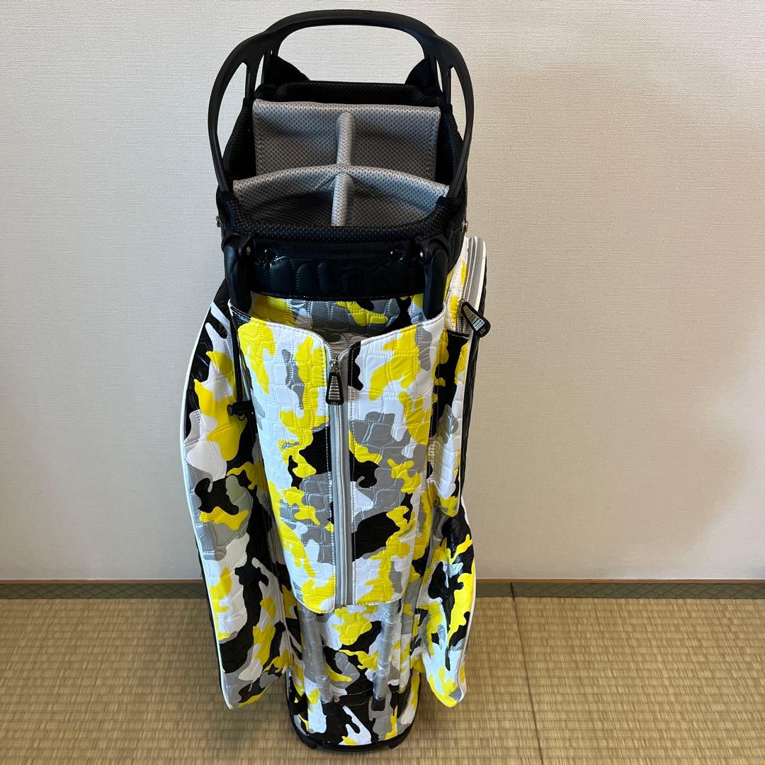 迷彩柄キャディバッグ イエロー ブラック