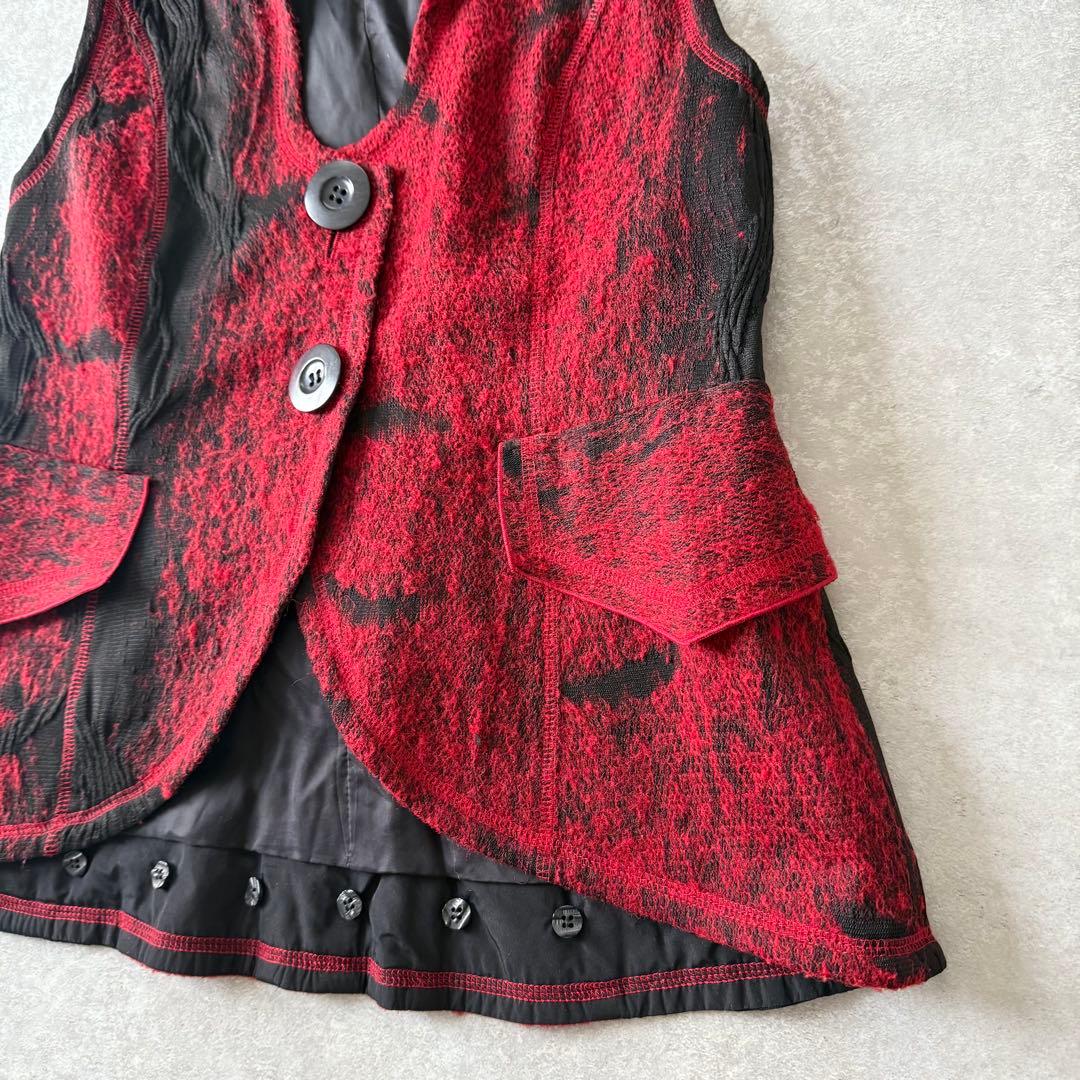 【レア】EIKO KONDO エイコ コンドウ バックレースアップ ベスト