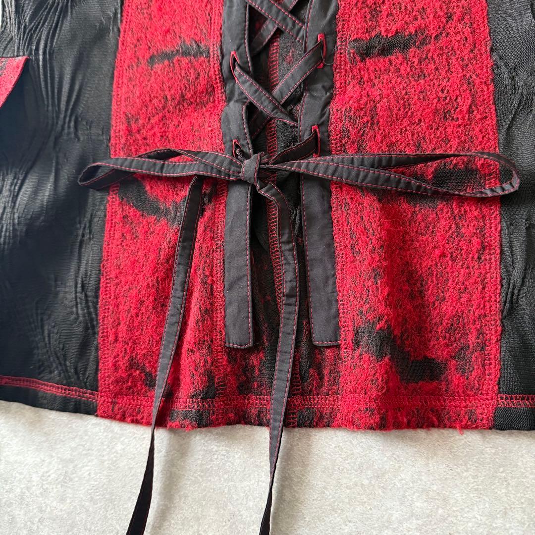 【レア】EIKO KONDO エイコ コンドウ バックレースアップ ベスト