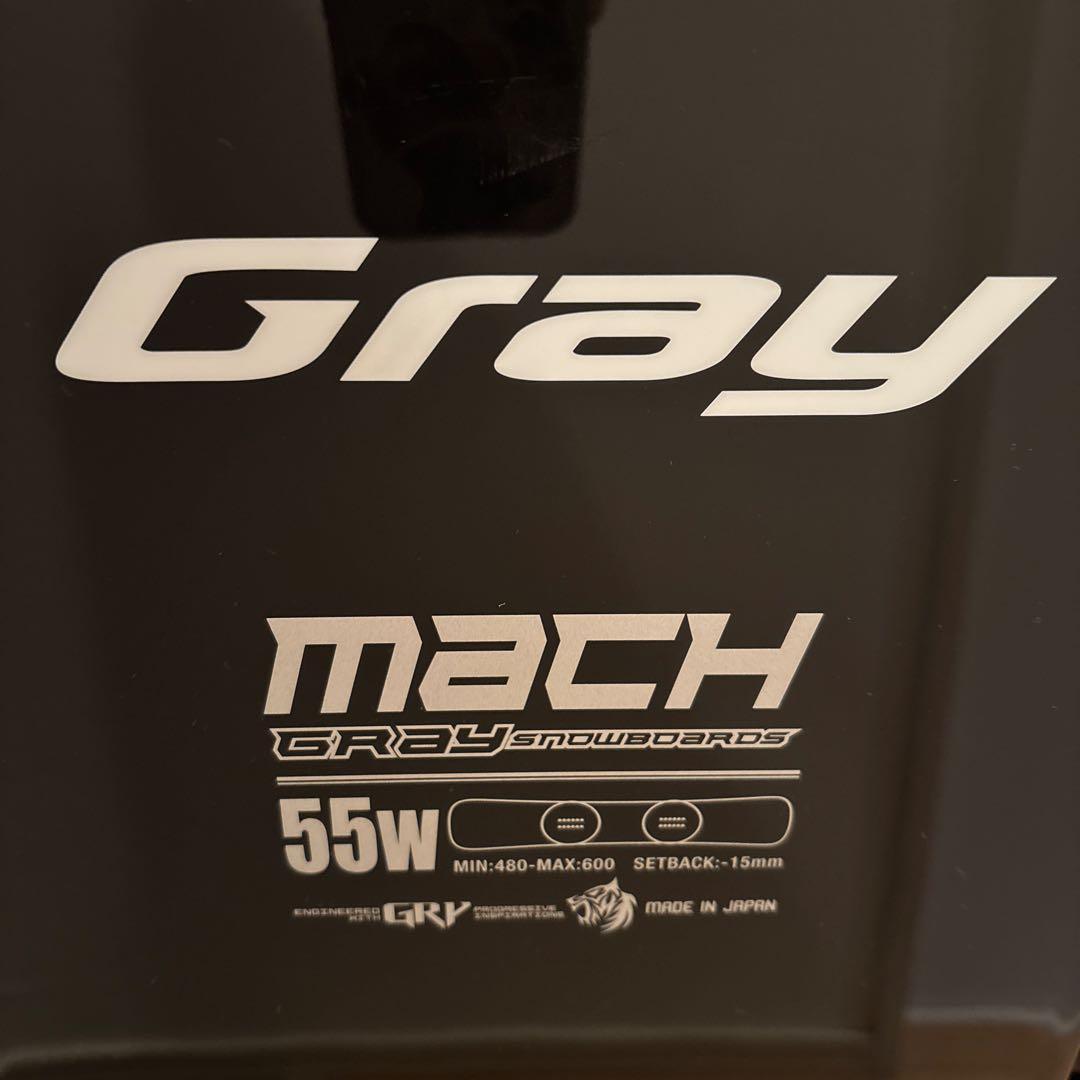 gray マッハ 155w スノーボード