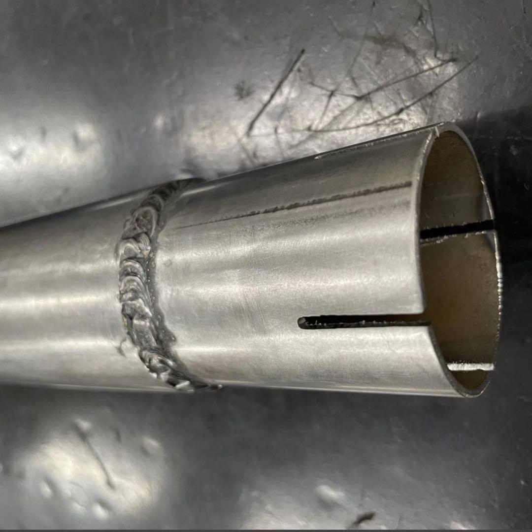 p*e様 SR400 ワンオフヨシムラ風ショート菅　スリップオン　ポン付け