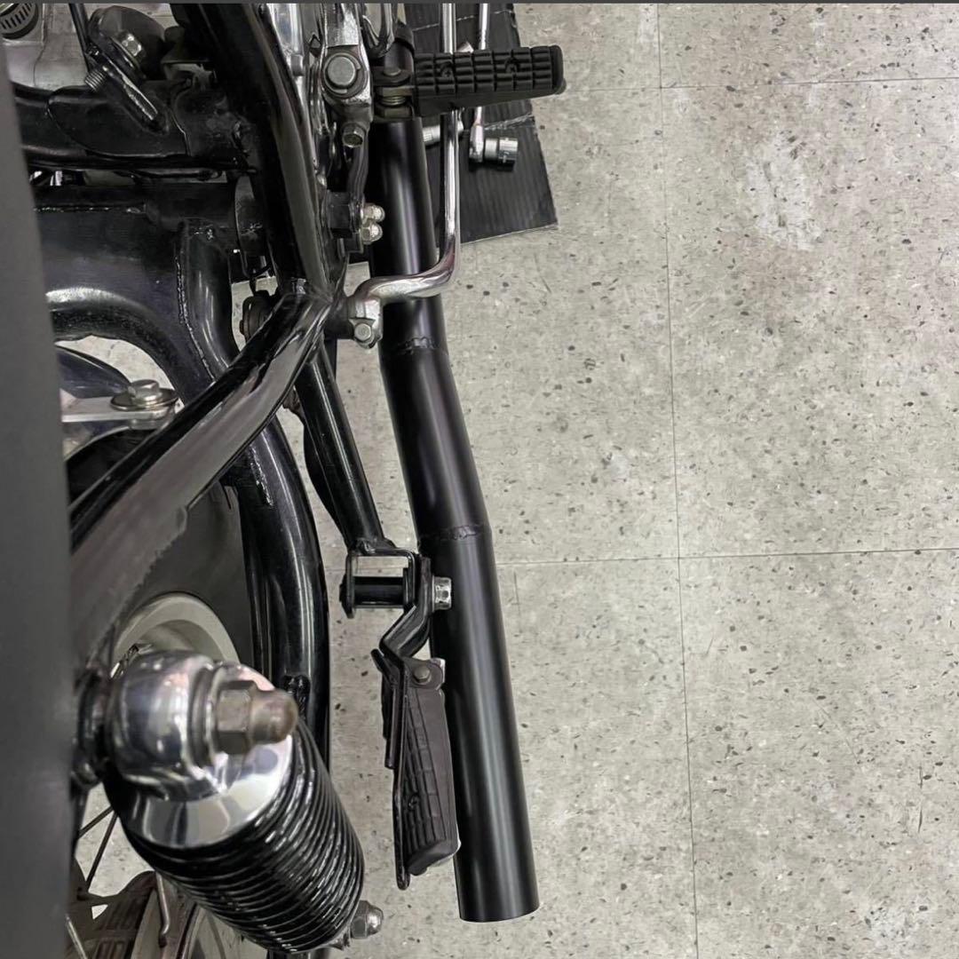 p*e様 SR400 ワンオフヨシムラ風ショート菅　スリップオン　ポン付け