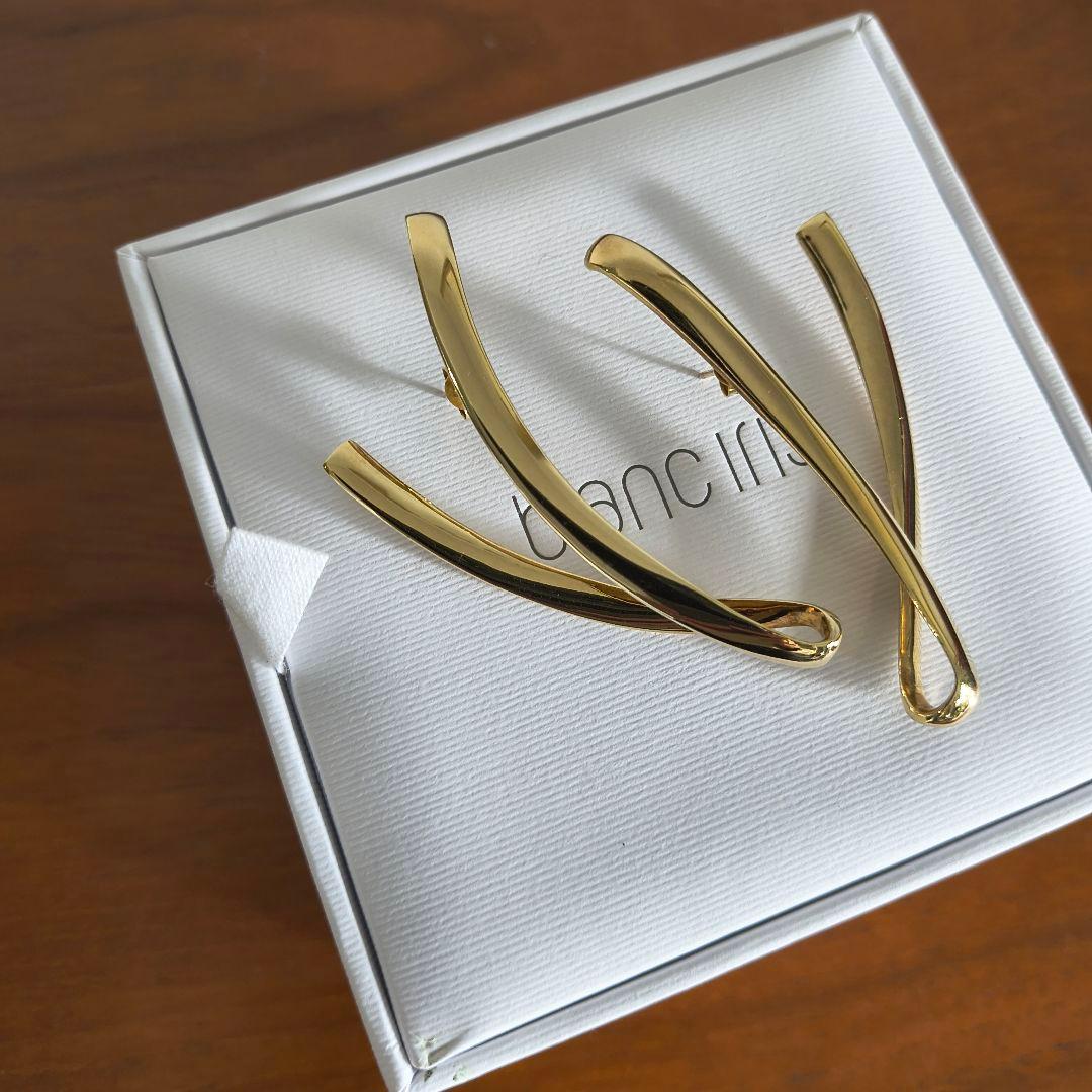 blanc iris│ピアス ゴールド美品