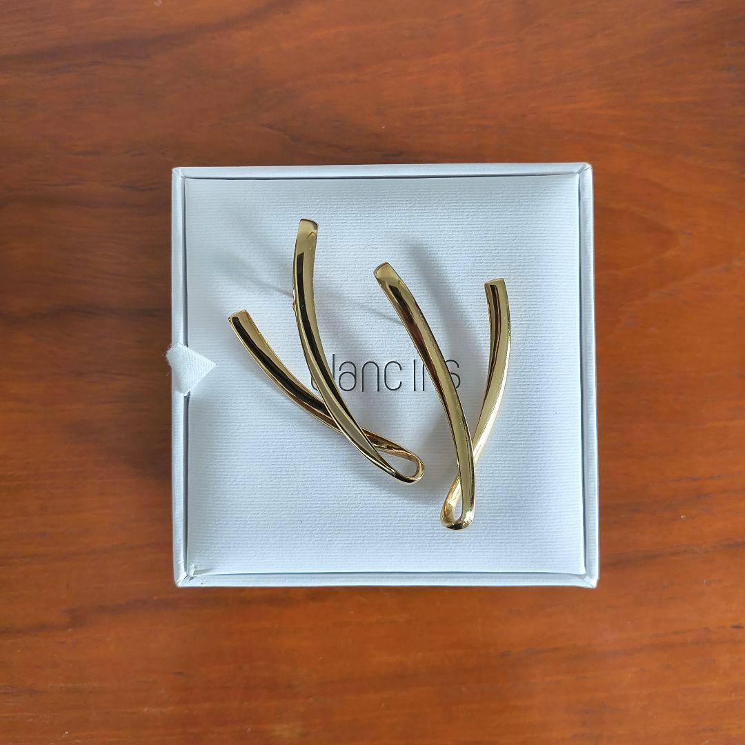 blanc iris│ピアス ゴールド美品