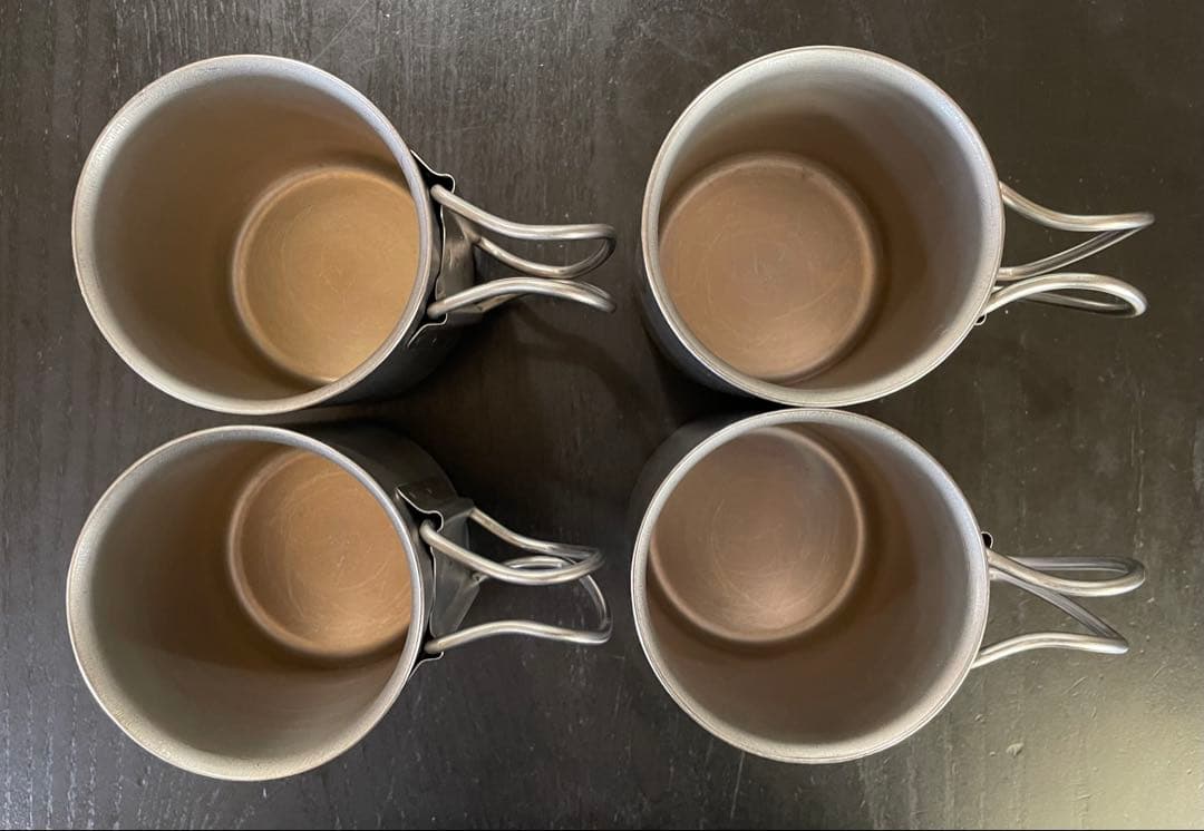  peak スノーピーク　チタンダブルマグ300ml 4個セット