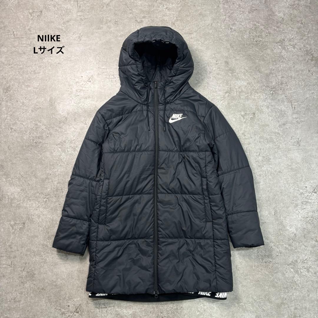 ナイキ NIKE ダウンコート ベンチコート フィル パーカ ロゴリブ L