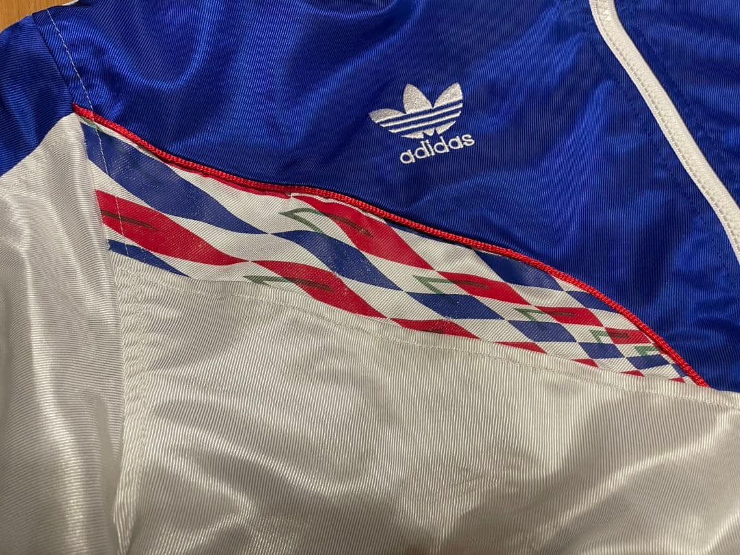 7．80s アディダス デサント製ヴィンテージ トラックジャケット 90s O