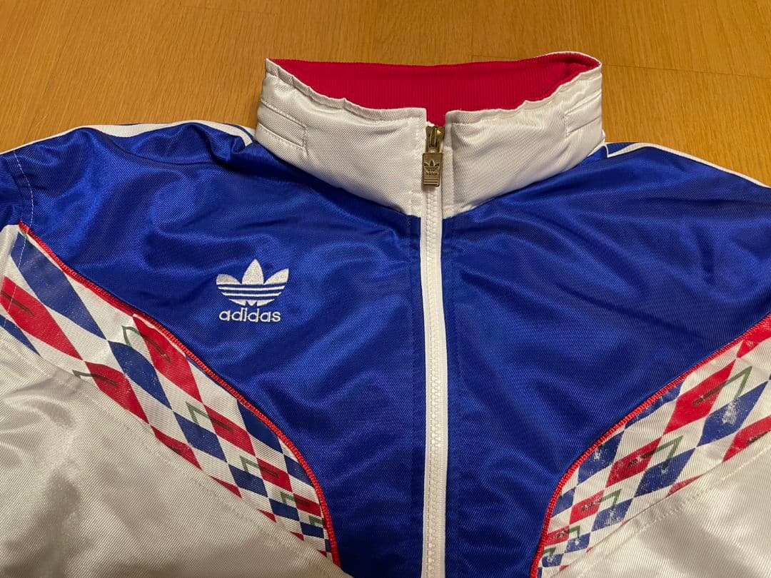 7．80s アディダス デサント製ヴィンテージ トラックジャケット 90s O