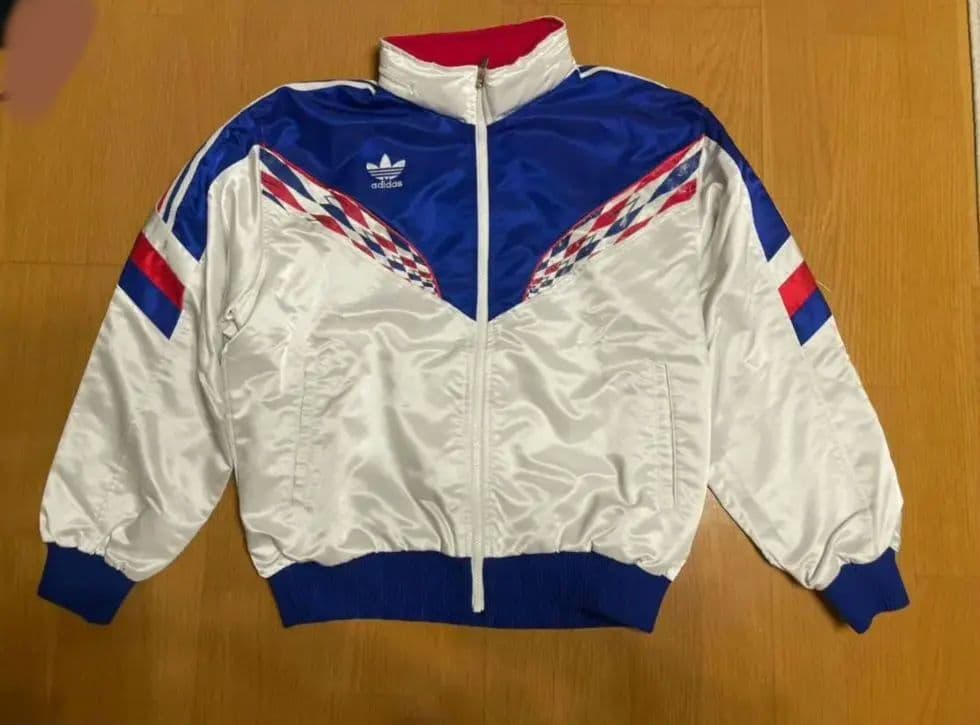 7．80s アディダス デサント製ヴィンテージ トラックジャケット 90s O