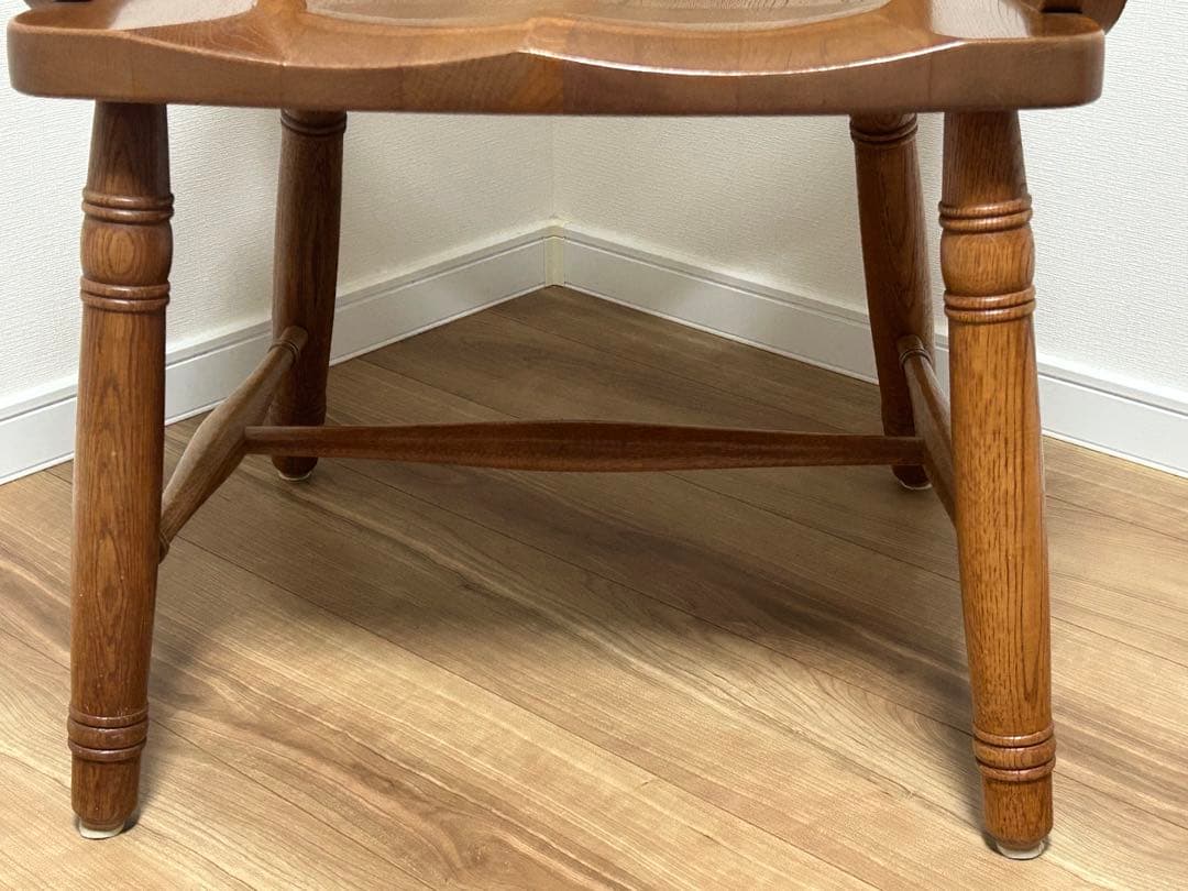 最終値下げ　KASHIWA / 柏木工 木製 アームチェア ダイニングチェア ①