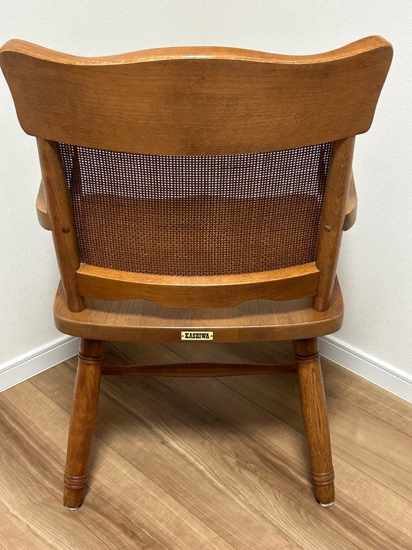 最終値下げ　KASHIWA / 柏木工 木製 アームチェア ダイニングチェア ①