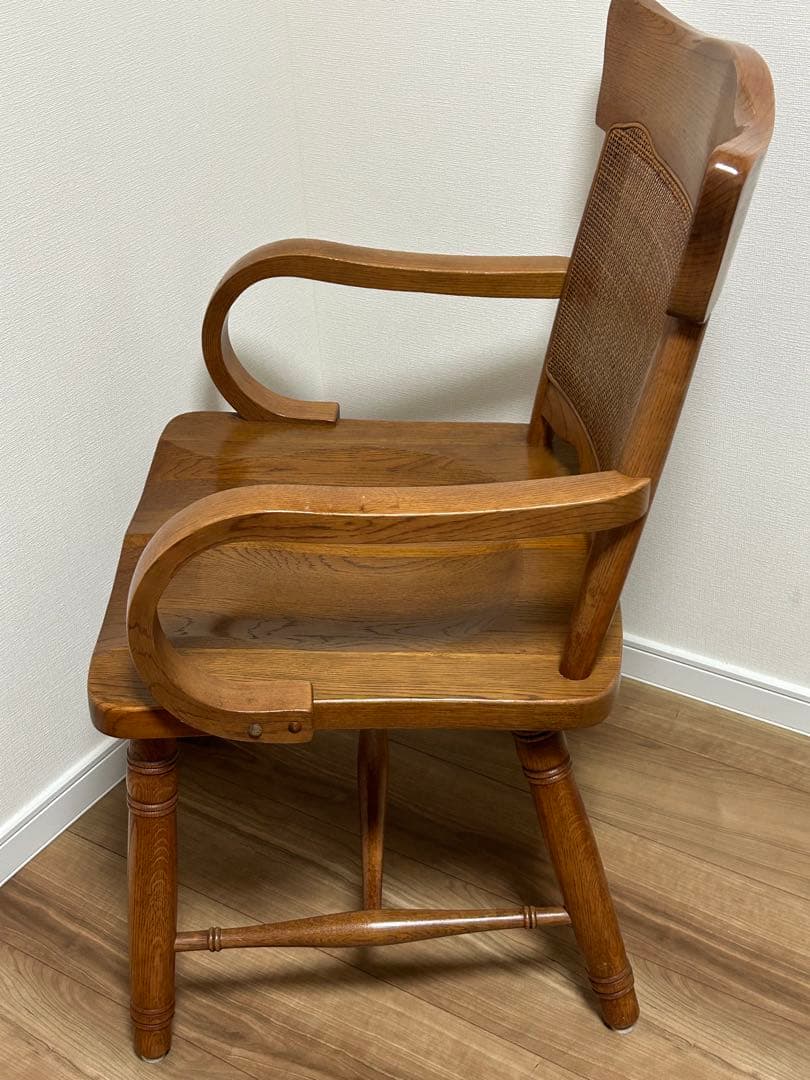 最終値下げ　KASHIWA / 柏木工 木製 アームチェア ダイニングチェア ①