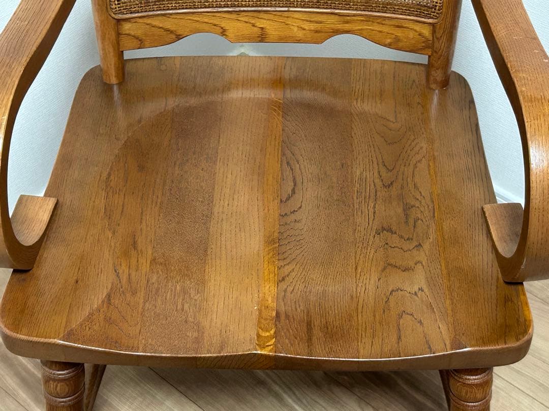 最終値下げ　KASHIWA / 柏木工 木製 アームチェア ダイニングチェア ①