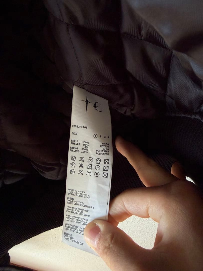 (最終値下げ！本日)Thug clubボンバージャケットサイズ1