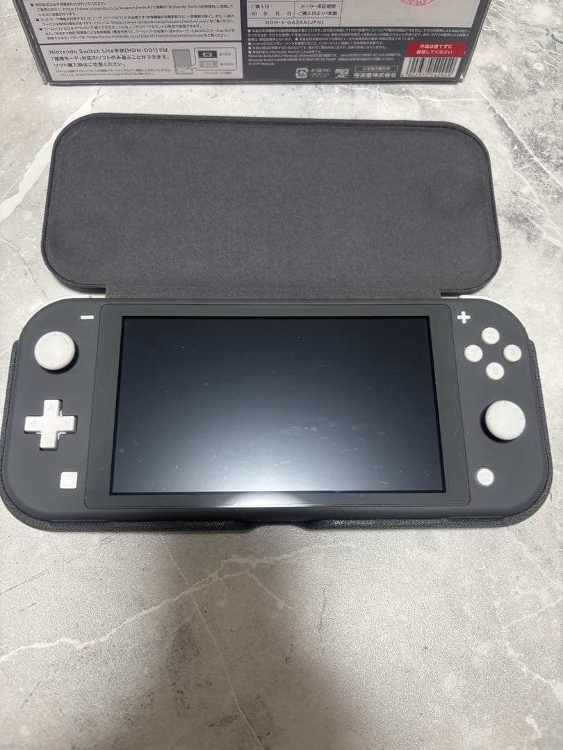 Nintendo Switch Lite グレー 箱付き 動作確認済み