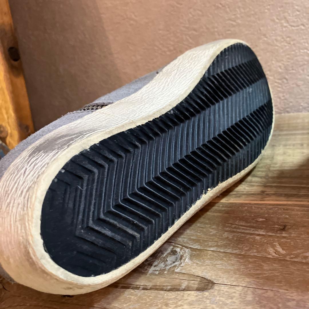 GGDB グレー 落書き スエード スニーカー FRANCY