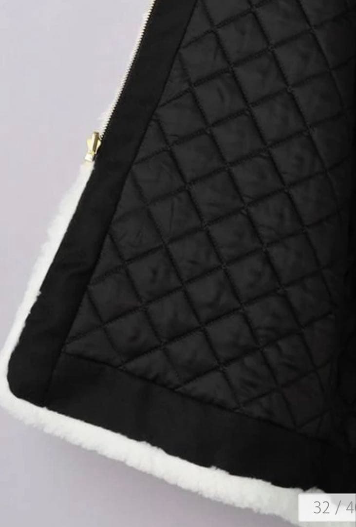 美品◆ザリラクス◆ボアライナー ボアベスト ボアジレ