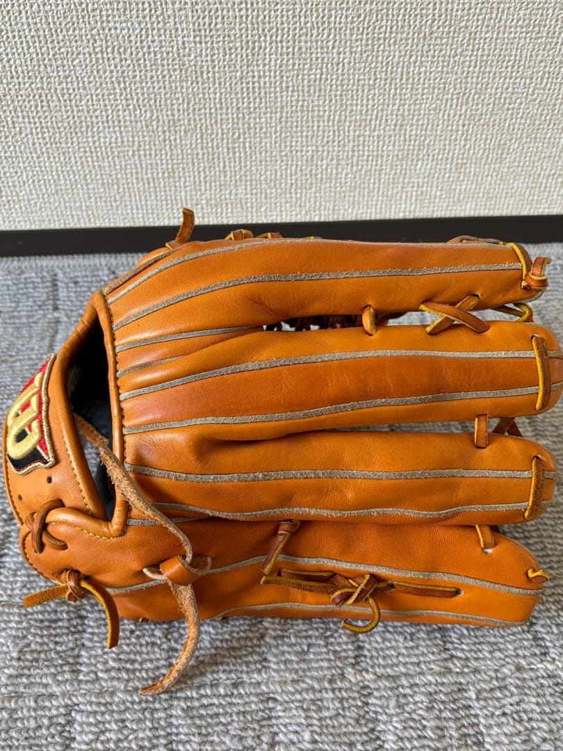 Wilson 軟式野球グローブ ブラウン 外野手用 (左投げ用)