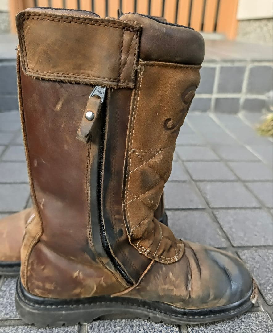 ぶ*く様 フューエル モーターサイクル ダスト デビル ブーツ バイク シューズ