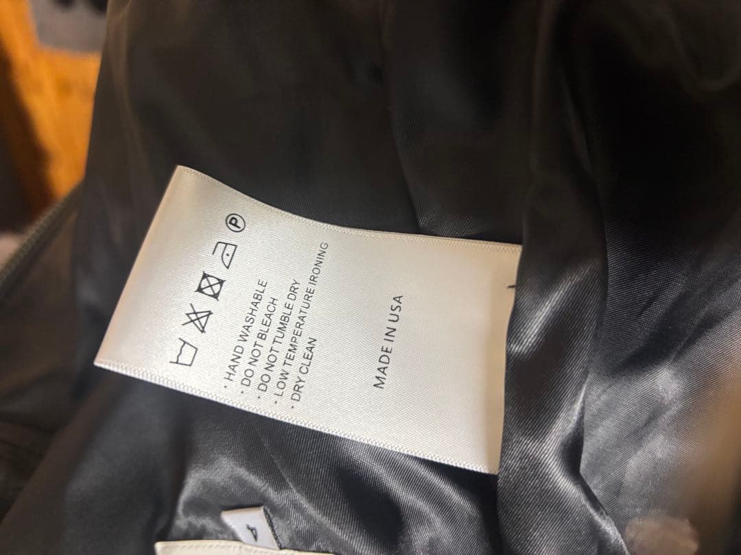 で*ん様 FRANKLIN MUSK レザー本革　MA-1 タイプ　 フランクリ