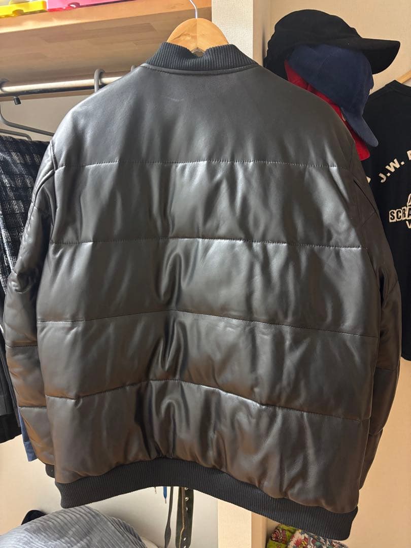 で*ん様 FRANKLIN MUSK レザー本革　MA-1 タイプ　 フランクリ