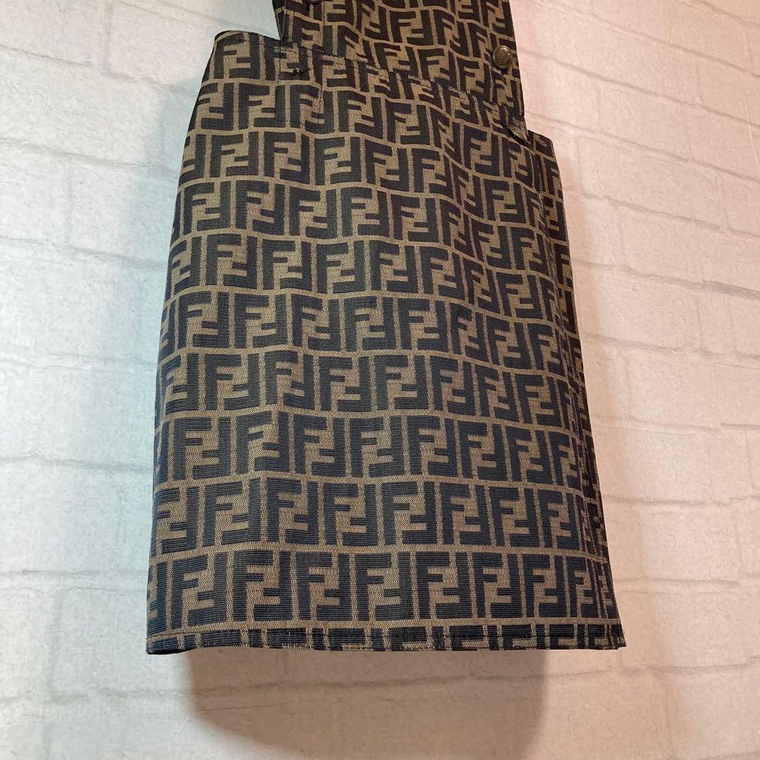 希少　FENDI ズッカ柄　サロペットワンピース