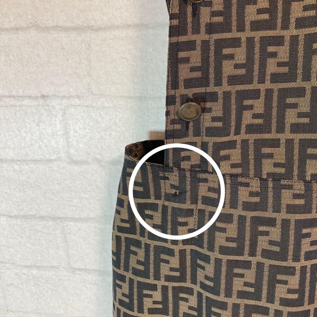 希少　FENDI ズッカ柄　サロペットワンピース