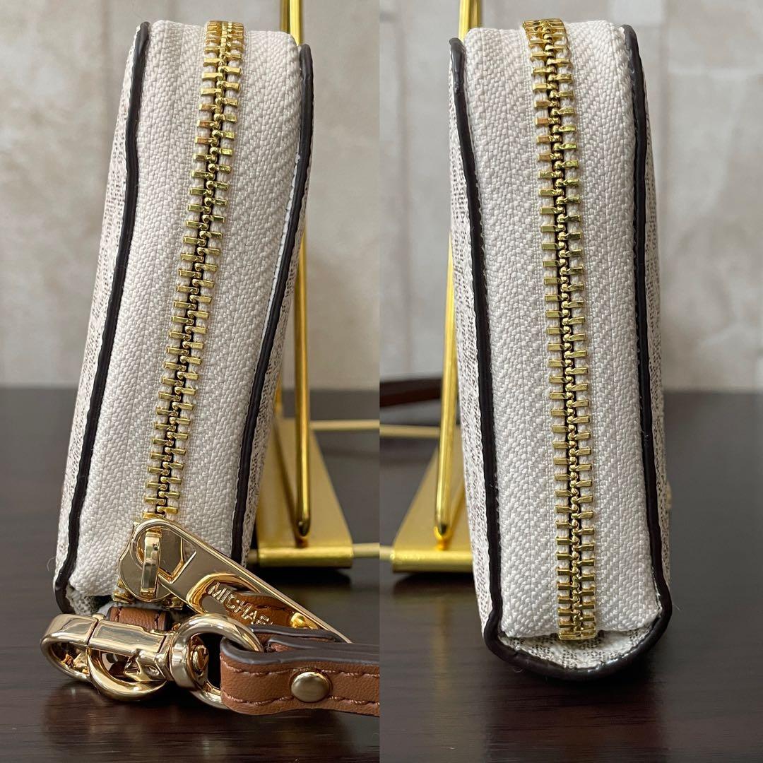 最終値下げ！訳あり新品 MICHAEL KORS 長財布 バニラ シグネチャー