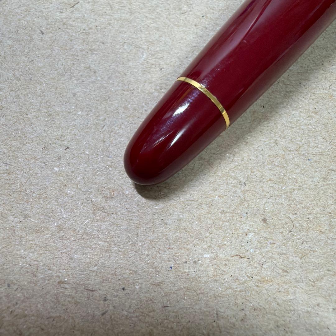 PLATINUM プラチナ 万年筆 プレジデント レッド軸 UEF 18k