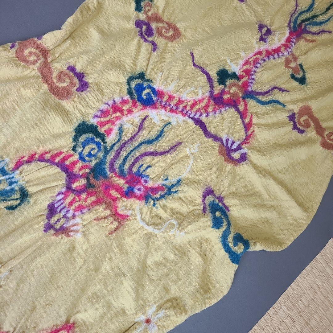 KAPITAL 縮絨マフラー　キャピタル スーベニア 190cm 竜 虎