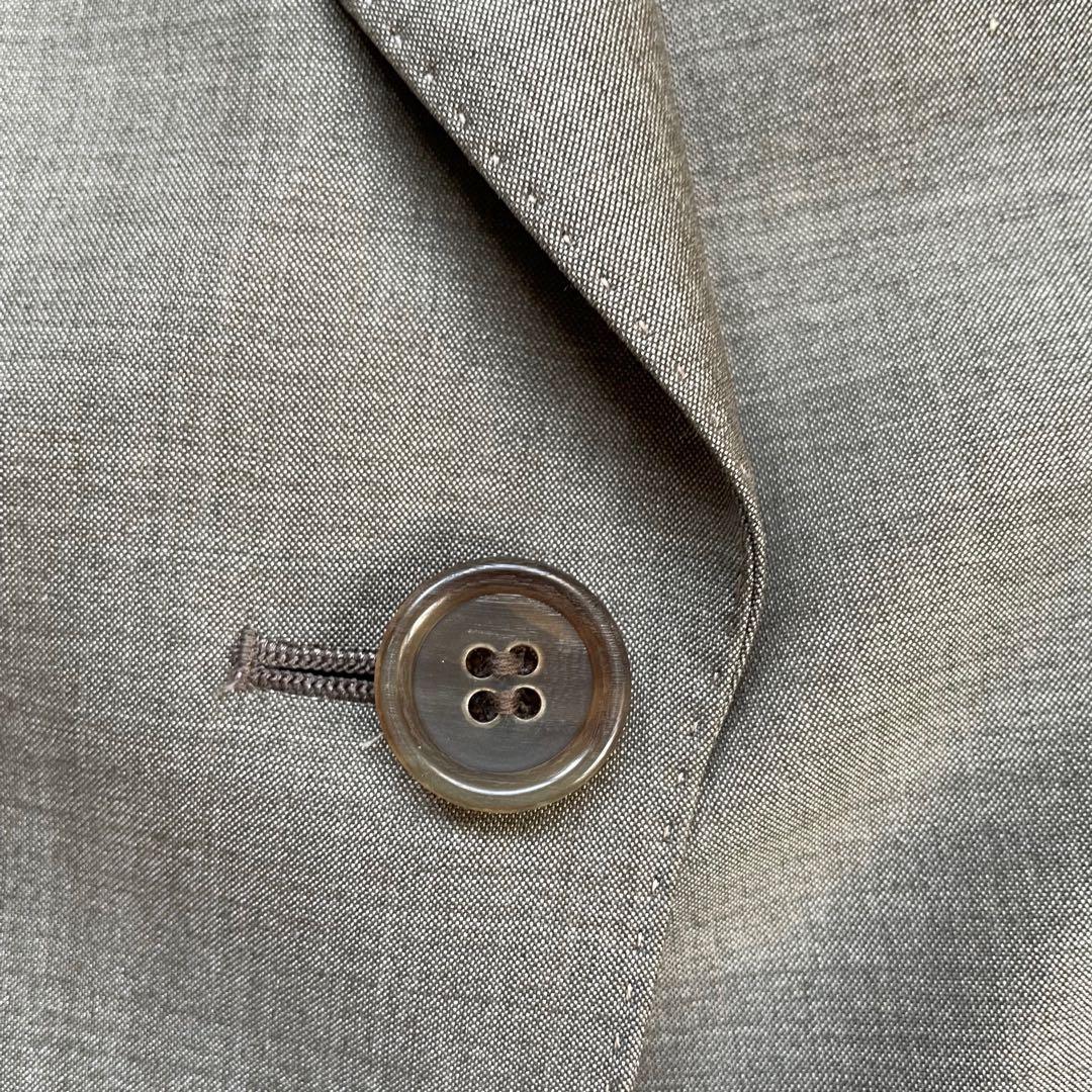 大きいサイズ23区イタリア生地マルゾットウールシルクグレースカートスーツ上下44