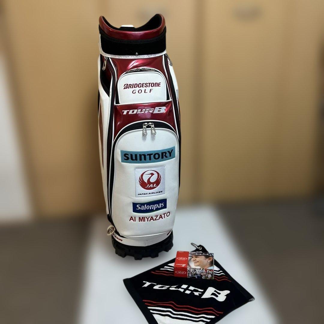 BRIDGESTONE　TOUR B　宮里藍モデル　キャディバッグ　おまけ付き