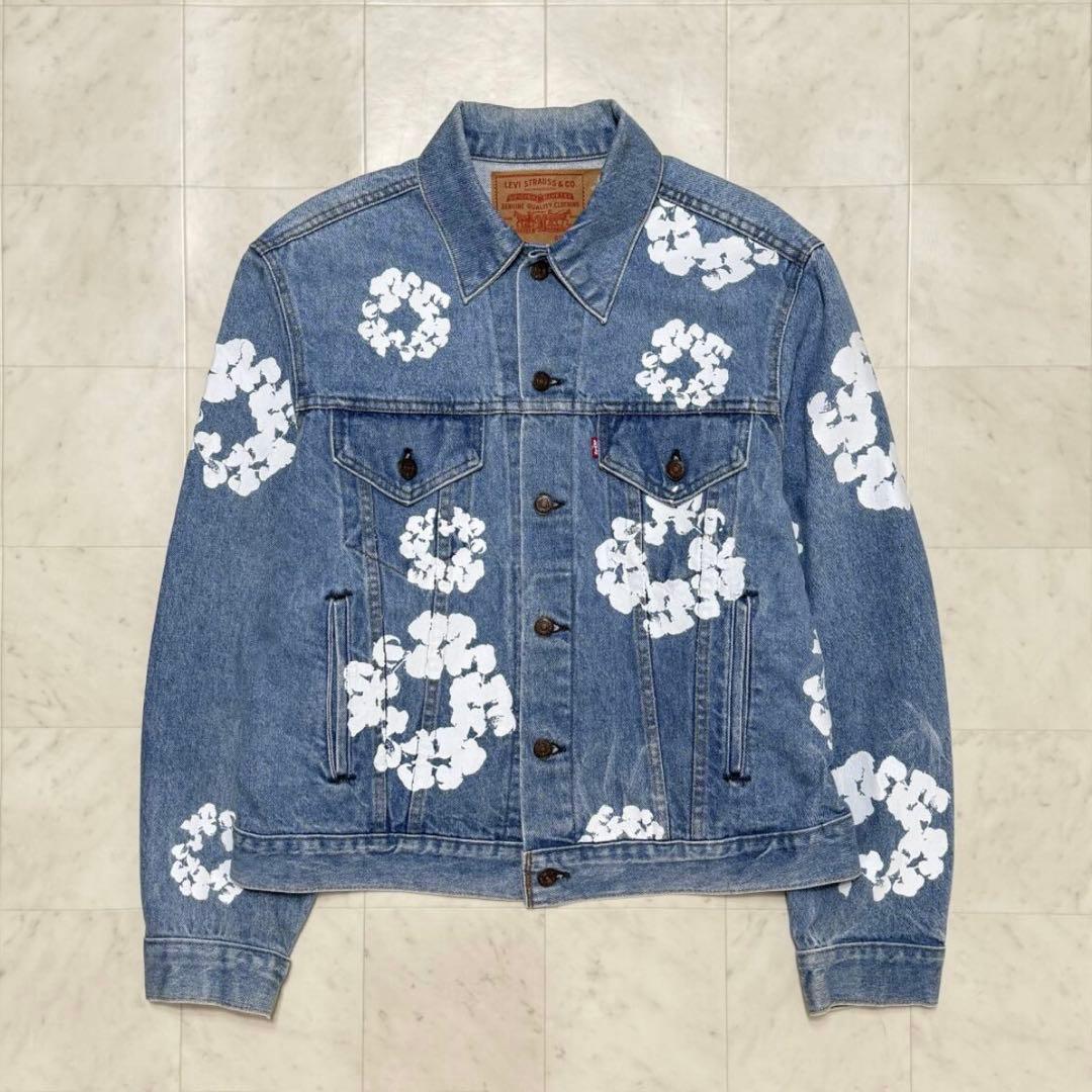 デニムティアーズ x リーバイス Type-2 All Over Wreath
