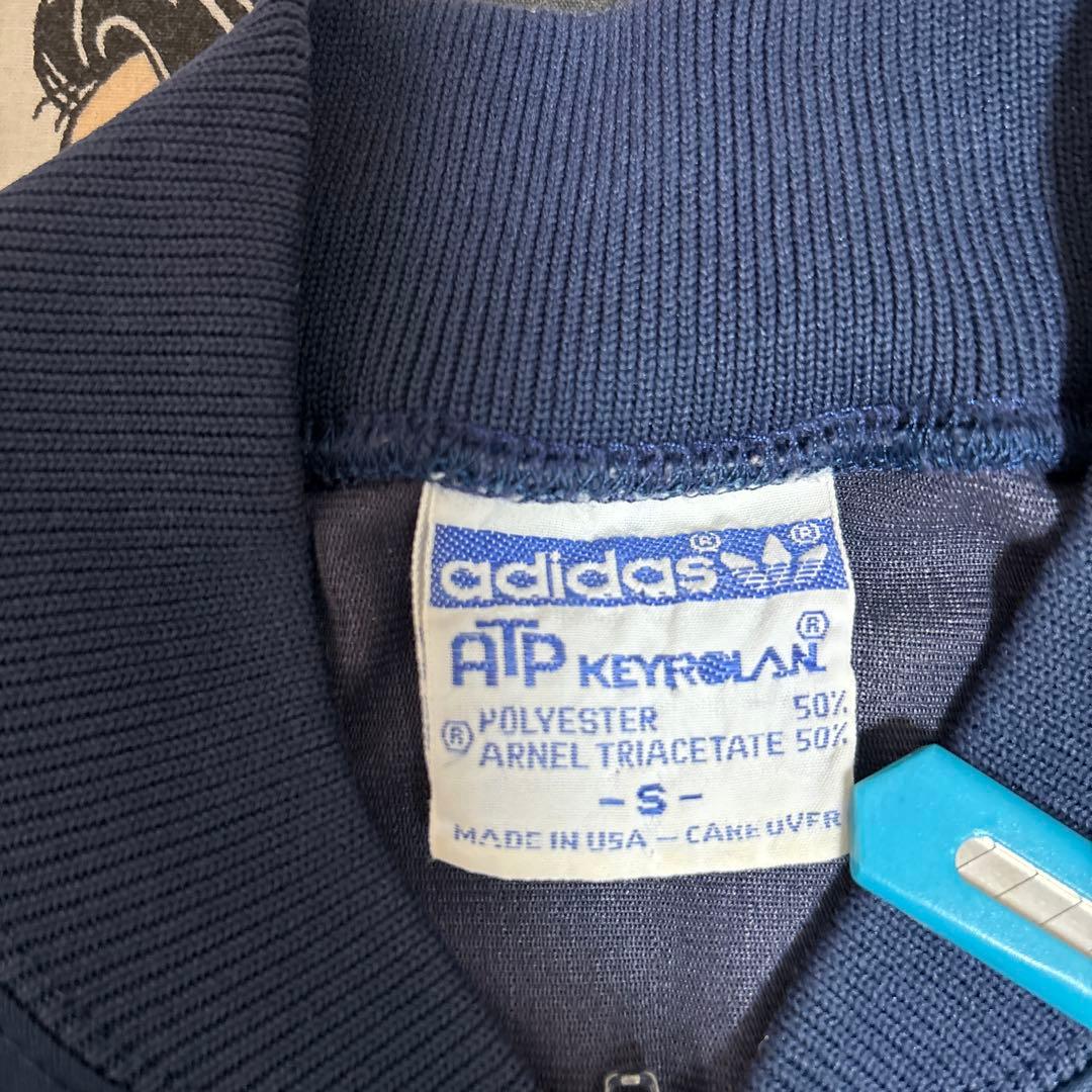 adidas アディダストラックジャケット　ジャージ　S ネイビービンテージ